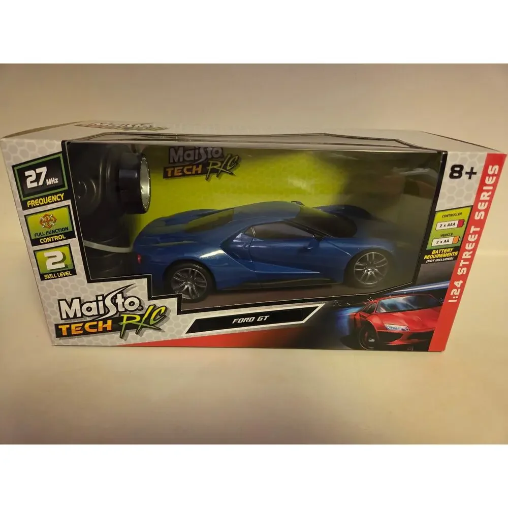 Blue Maisto Tech R/C Ford GT 1:6 Scale